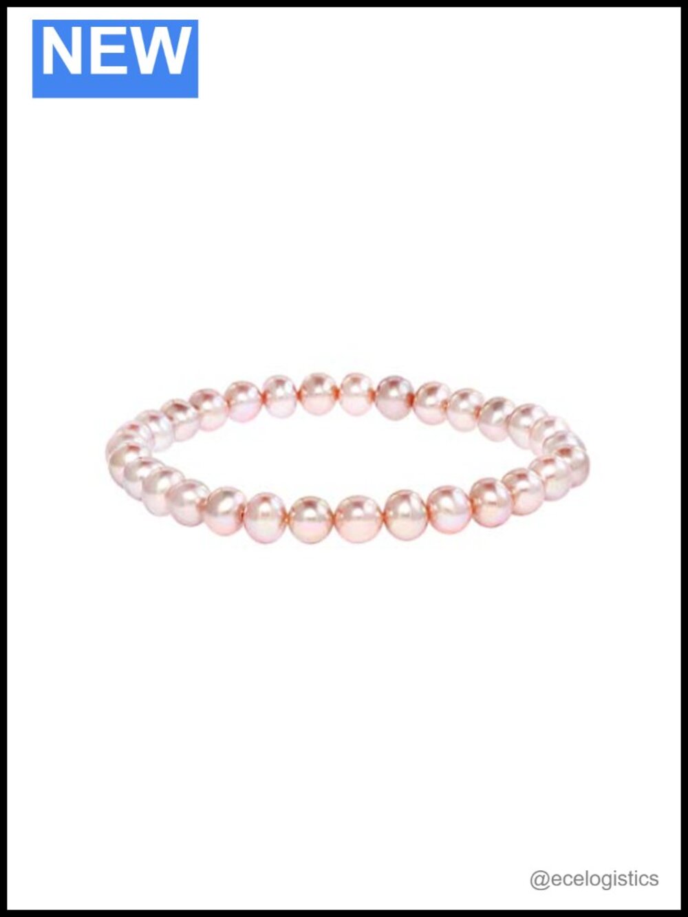 Freshwater Pearl Stretch Bracelet AAA+ Quality Strand 7 Inch Classic